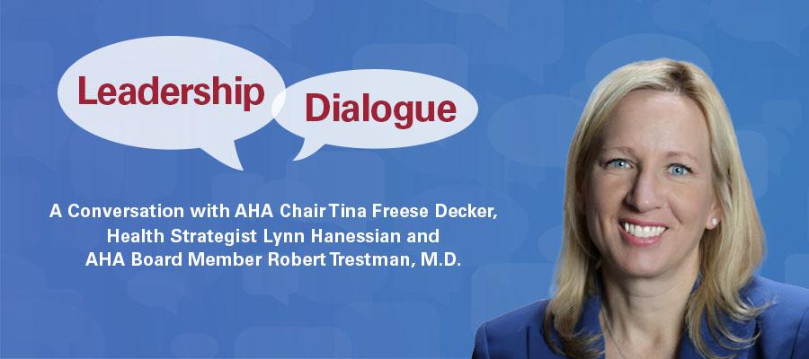 Chair File: Leadership Dialogue — Advancing Health and Building Trust with Lynn Hanessian and Robert Trestman, M.D. R-3-6