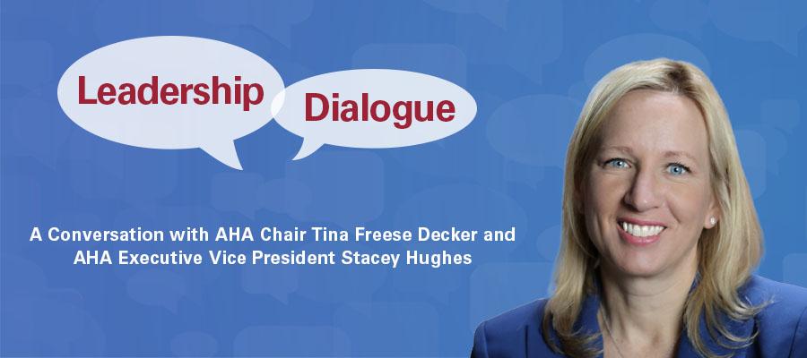Leadership Dialogue Header Tina Freese-Decker with  Stacey Hughes 10-15, 2025