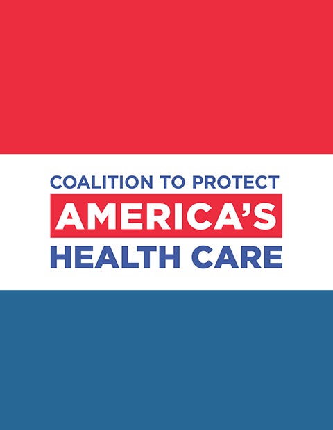 Coalition to Protect America's Health Care logo illustration